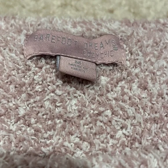 NWOT Barefoot Dreams CozyChic Pink Sweater - Picture 2 of 3